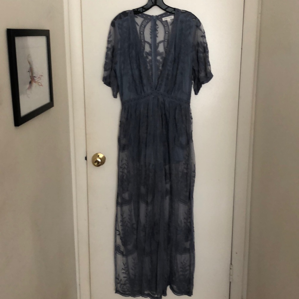 Lace dress with built in shorts
